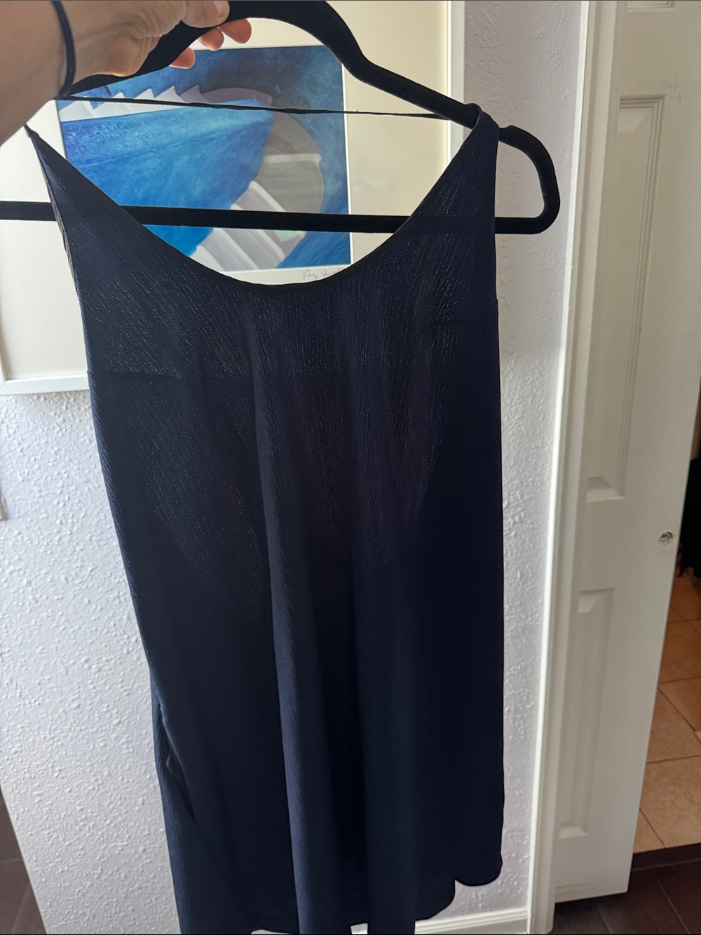 Reformation Black Midi Slip Dress